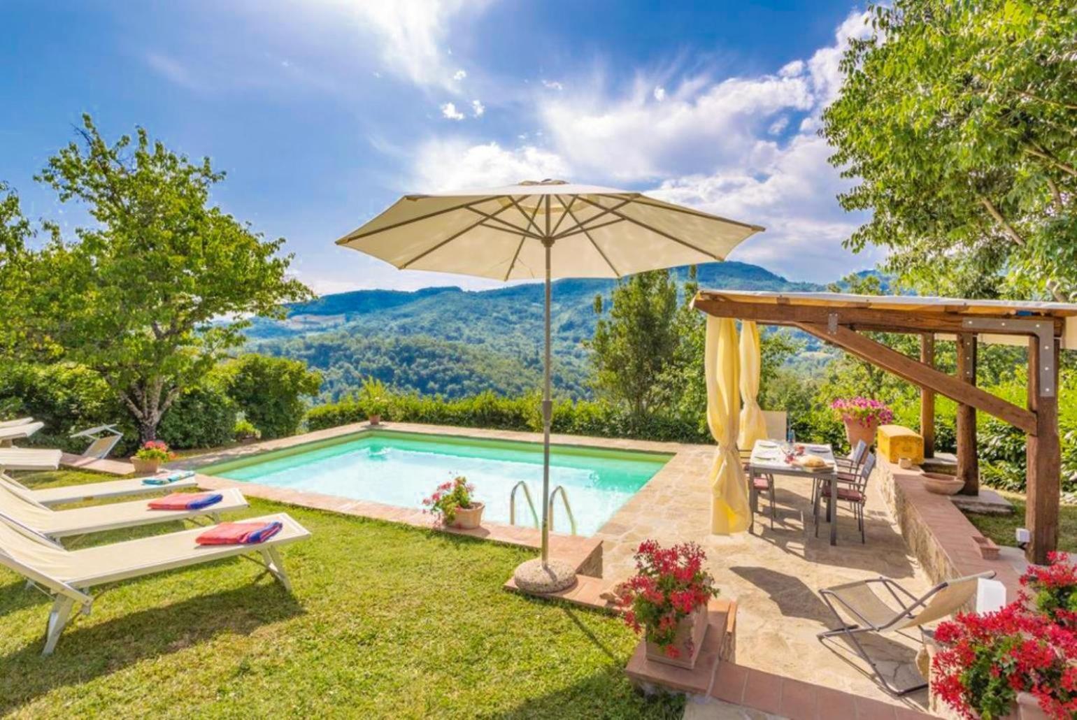 Villa Il Castello Ortignano Raggiolo Экстерьер фото